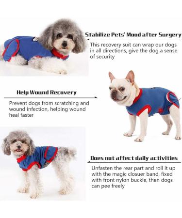 MightyDuty Dog Body After Op Cotton Wound Protective Suits - Breathable & Comfortable for Dogs | International Shipping - Buy Online on SooperMarket.com