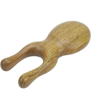 Portable Sandalwood Gua Sha Massager - Ergonomic Multifunctional Tool for Face & Body Tension Relief | International Shipping Available - Buy Online on SooperMarket.com