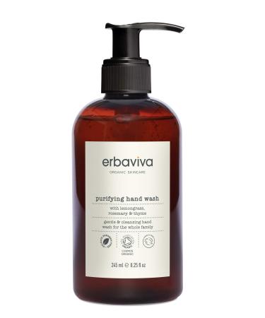 Erbaviva Purifying Hand Wash 8.25 Fl Oz - Cosmos Organic