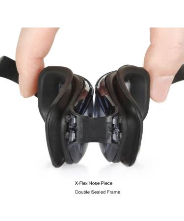 Beeway Premium Swimming Goggles - Anti-Fog UV Protection Fully Adjustable for Adults & Kids (8+) - Comfortable Fit Fastened Design - Black - Buy Online on SooperMarket.com