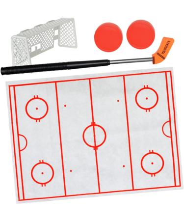 Milist Mini Hockey Toys Set - Decompression Pucks Bats & Play Parts | Perfect for Ice Hockey Fun | Durable Plastic Design - Buy Online on SooperMarket.com