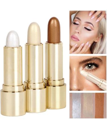 Highlighter Stick Makeup Brightens Shades Pencil Face Shaping Trimming Stick 4.7g Style1 Beauty tools 1# - Buy Online on SooperMarket.com