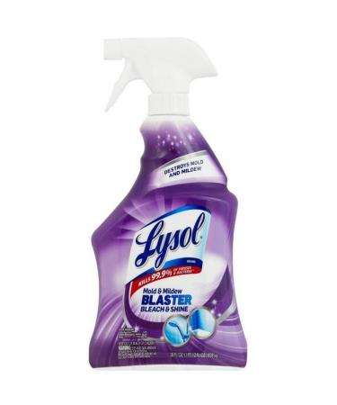 Lysol Mold & Mildew Foamer w. Bleach Bathroom Cleaner Spray 28 oz