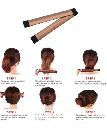 URAQT 26 Pcs Hair Styling Kit Set - Bun Maker, Braid Tool, Twist Accessories for DIY Hair Styles - Black Magic Hair Styling for Girls/Women - Buy Online on SooperMarket.com