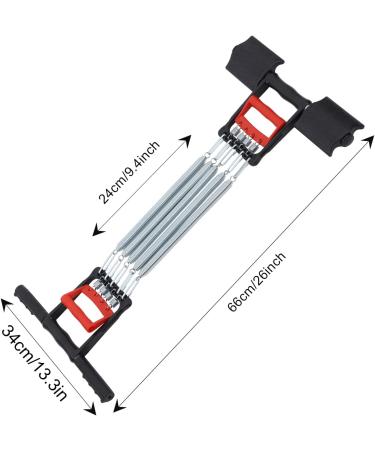 VGEBY 3-in-1 Spring Chest Expander | Arm Muscle Exerciser with 5 Springs - Home Fitness Equipment - Buy Online on SooperMarket.com