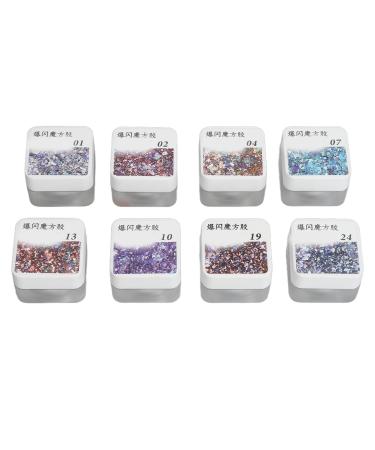 Glitter Nail Polish Gel Portable Glitter Nail Gel for Salon