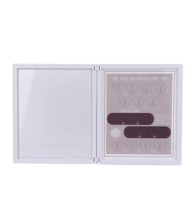 Nail Color Card Book Plastic Material Nail Color Book for Studio for Home for Life for Shop