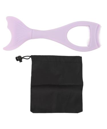 Stencils Wing Tips with Serrated Baffle Removable Fishtail Section Aid Brush Curved Baffle for Eyeshadow Small Rounded Baffle Soft Silicone