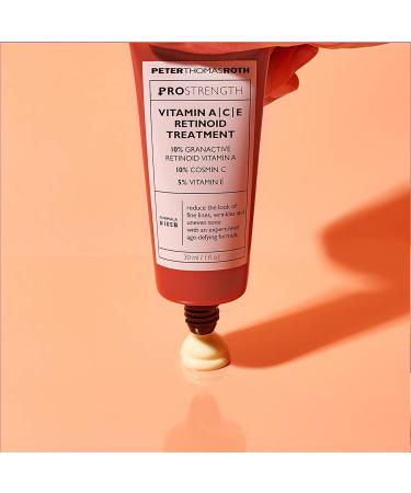 Peter Thomas Roth PRO Strength Vitamin A|C|E Retinoid Treatment - Anti-Aging Cream for Fine Lines Wrinkles & Uneven Tone Brightening with Vitamins A C E - International Shipping Available - Buy Online on SooperMarket.com