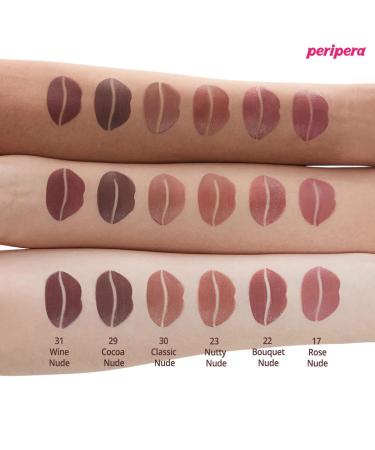 Peripera Ink the Velvet Lip Tint - Liquid Lip 029 Cocoa Nude (0.14 fl oz) - Buy Online on SooperMarket.com