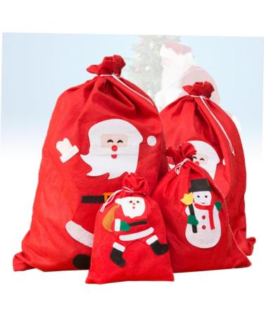 KOMBIUDA 4 1 Bags Medium Size Merry Christmas Sack Candy Bag for Christmas Oversized Child Handbag - Buy Online on SooperMarket.com