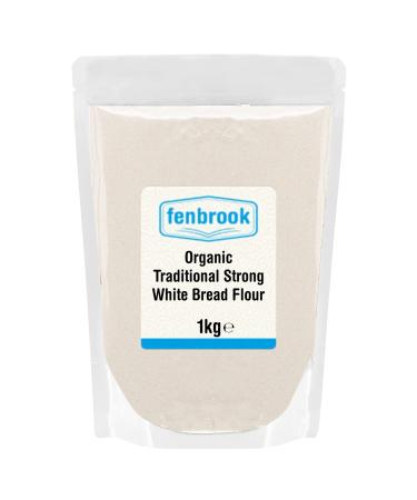 Organic Traditional Strong White Bread Flour 1kg | Certified Organic by Fenbrook Organic