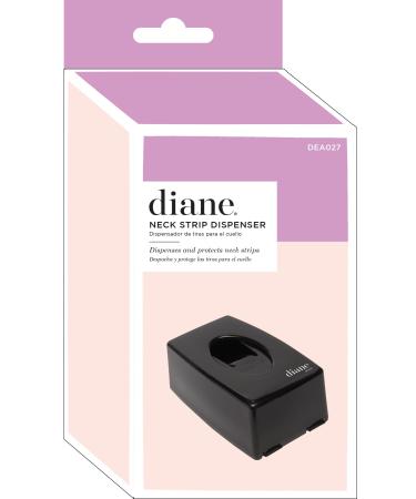 Diane Neck Strip Dispenser  Dispensing Container for Salon or Barber Shop  5.9 x 3.6 x 2.4  Black  DEA027