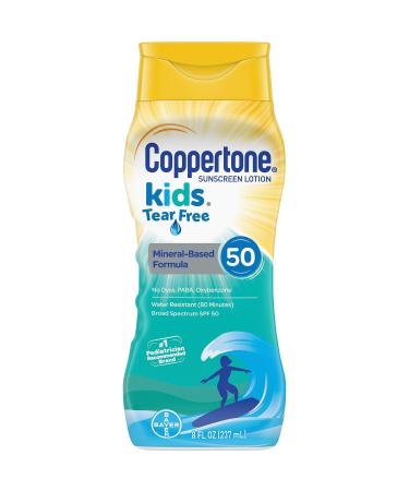 Coppertone Kids - Kids Tear Free Mineral SPF 50 Lotion 8 Oz (Upsize) (CT57879)
