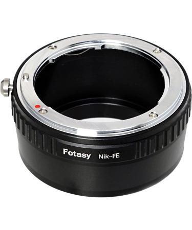 Fotasy Manual F Mount Lens to E-Mount Adapter for Nikon to Sony Alpha Cameras - Buy Online on SooperMarket.com