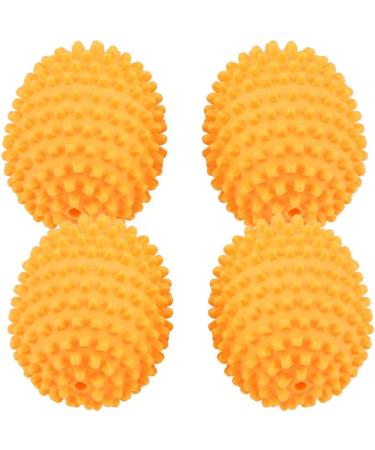 Reusable Laundry Ball Laundry Supplies Washing Balls 4Pcs/Set Orange Reusable Balls Washing Laundry Ball for Home Clothes Cleaning - Buy Online on SooperMarket.com