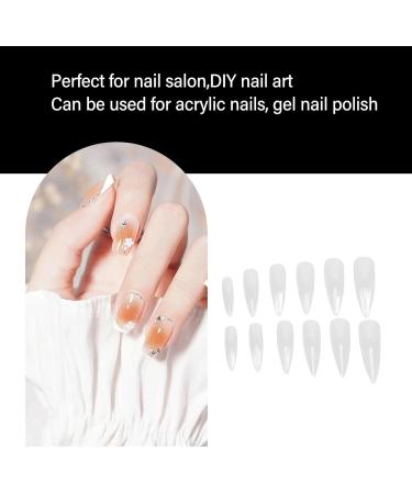 Nai Tips 360 Pieces Acrylic Nail Tips Full Cover Multiple Sizes Versatile Use for DIY Nail Art Manicure Shop (05#) - Buy Online on SooperMarket.com