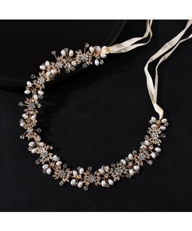 JSGHGDF Party Headband Flower Hairband s Headpiece Girls Headdress Bridal Shower Hair Accessories Silver - Buy Online on SooperMarket.com