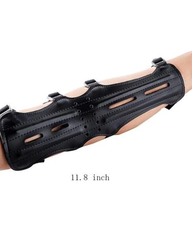 Nachvorn Leather Archery Arm Guard with Three Adjustable Straps - 8.6inch - Buy Online on SooperMarket.com
