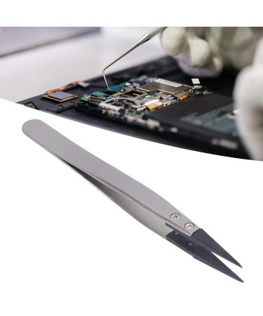 High-Quality Plastic & Stainless Steel Tweezers | Carbon Fiber Design for Aerospace & Microelectronics - Buy Online on SooperMarket.com