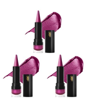 Black Radiance Metalicious Lipstick Lip Sculptor Diamond Pink (Hot Pink) (Pack of 3) Diamond Pink (Hot Pink) 1 Fl Oz (Pack of 3)