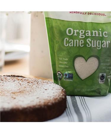 Organic Cane Sugar 10 lb - Fair Trade, Non GMO, Gluten Free - Buy Online on SooperMarket.com