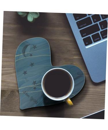 STOBOK 2pcs Coaster Mold Silicone Molds Moon Star Tray Resin Molds Simple Diy Mold Epoxy Resin Heart-shaped Whitex2pcs 13.6X13CMx2pcs - Buy Online on SooperMarket.com