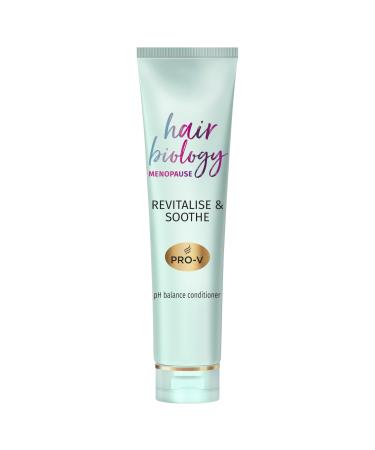 Pantene Revitalise & Soothe Menopause Conditioner For Thinning Hair 160ml Hair Thickener Dry Scalp Treatment With Pro-V Vitamin B3 And White Tea Hair Biology
