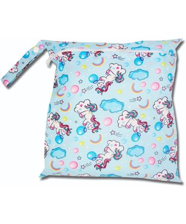 Buy Egurs Wetbag Waterproof Reusable Diaper Bag | International Shipping | Nappy Bag - 30x28cm Horse Design - Buy Online on SooperMarket.com