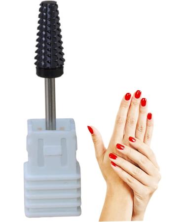Nail Drill Bits 5 In 1 Nail Drill Bit Nail Polishing Bit for Nail Drill Cone Shape Manicure Drill Bit Cuticle Drill Bits for Nails Gel Polish Nail Art Tool 2.35mm - Buy Online on SooperMarket.com