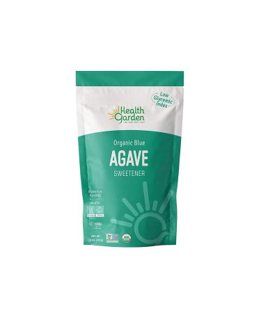Health Garden Blue Agave Sweetener Crystals - Organic - Non GMO - Low Glycemic - Kosher - Keto Friendly (12 oz)