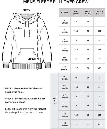 3 Pack Men's Plush Fleece Pullover Hoodies - Long Sleeve Hooded Sweatshirts with Kangaroo Pockets - Big & Tall Sizes - X-Large Set of 6 - Buy Online on SooperMarket.com
