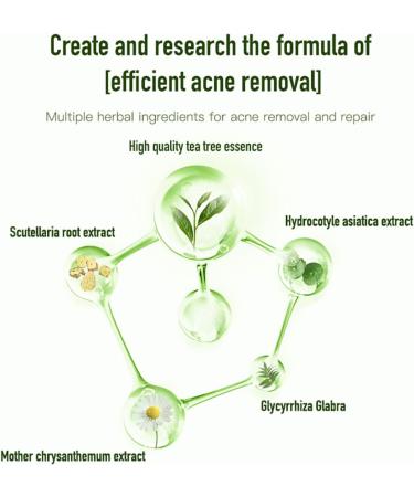 Anti Acne Removal Cream Tea Tree Acne Removal Gel Acne Cream for Acne Treatment & Spot Treatment Clear Soothing Spot Gel Acne Moisturiser Whiteheads & Blackhead Remover Invisible Gel - Buy Online on SooperMarket.com