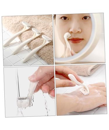 Beavorty 6 STK Women's Electric Razor & Manual Body Shaver Bikini Trimmer Tool Hair Clip Miss-free Steel White 2PCS 8.7x2cm - Buy Online on SooperMarket.com