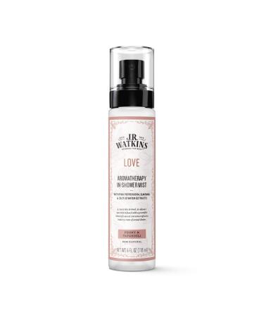 J.R. Watkins Love Aromatherapy in-Shower Mist Natural Peony & Patchouli 4 oz