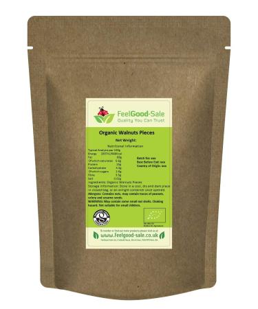1kg Organic Walnuts Nuts Pieces (Value Range Use For Baking. Cooking or Breakfast)