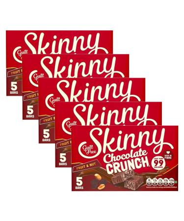 5 x 5pk Fruit Raisin Nuts Bars Low Calories Cereal Milk Chocolate Sweet Lunch Snack