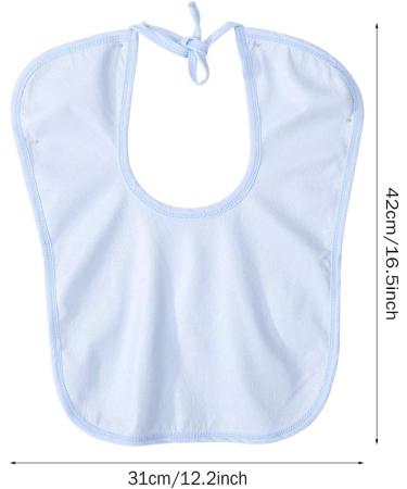 Adult Bib Reusable and Washable Bib for Elderly Seniors Disabled Women Men Waterproof Adult Elder Mealtime Bib Clothing Protector Bib with Crumb Catcher Eating Aprons Art Smocks - Buy Online on SooperMarket.com