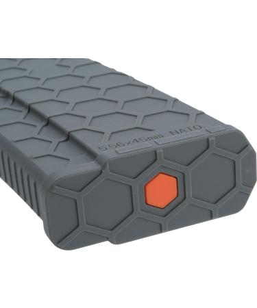 Evike Hexmag Airsoft Magazines for M4 / M16 AEG Rifles - 300rd Gray Flashmag Pack - Buy Online on SooperMarket.com