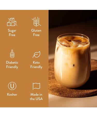 Jordan's Skinny Syrups Sugar-Free Coffee Syrup Vanilla Flavoring for Chai Latte Protein Shake Food - Zero Calorie Gluten-Free Keto Friendly - 750ml (25.4 Fl Oz) - Pack of 6 - Buy Online on SooperMarket.com