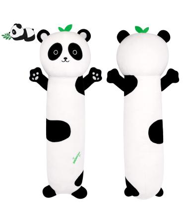 Yamepuia Panda Plush Pillow 56cm Long Panda Stuffed Plush Plushie Soft Panda Stuffed Animal Body Pillow for Kids Birthday Gifts for Women Boys and Girls Panda Pillow