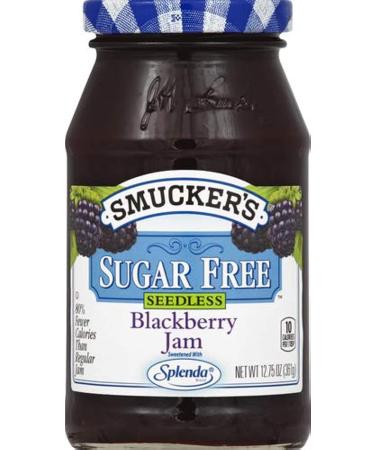 Smucker's Sugar Free Seedless Blackberry Jam, 12.7500-Ounce (Pack of 6)