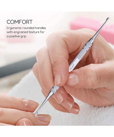 Haryali London Double Sided Nail Cleaner Tool - Easy Grip, Graded Metallic Finish - Zero Waste Manicure & Pedicure Tool - Buy Online on SooperMarket.com