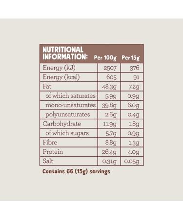 PIP & NUT Ultimate Extra Crispy Dark Roasted Peanut Butter (1 kg) - Vegan No Palm Oil No Added Sugar | Natural Hi-Oleic Earthwell Product - Buy Online on SooperMarket.com
