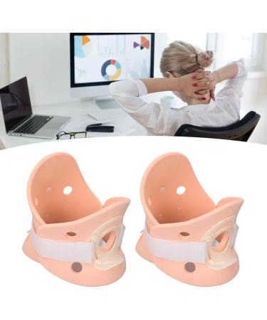 2Pcs Adjustable Size Fixed Neck Brace Cervical Spine Protector Multifunctional Rigid Cervical Neck Collar for Reducing Cervical Vertebrae Pressure and Relieve Neck Discomfort - Buy Online on SooperMarket.com