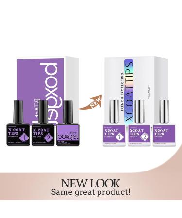 btartboxnails Nail Tips Builder Gel Set - 15ml Long Lasting Gel for French Tips Top Coat & Glue - 30+ Days Durable Nail Solutions - Buy Online on SooperMarket.com