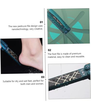 HAPINARY 1pc Foot File Foot Portable Pedicure Stone Foot Rubbing Tool Foot Exfoliator Remover Cleaning Scrubber Corn Pedicure Tools for Feet Pedicure File Scraper Care Abs - Buy Online on SooperMarket.com