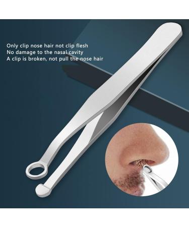 Universal Stainless Steel Tweezers & Nose Hair Cutter - Eyebrow Trimmers for Men & Women - Buy Online on SooperMarket.com