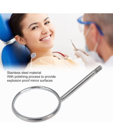 10pcs Stainless Steel Round Telescopic Inspection Mirrors - 2.2cm Mouth Mirror for Detail Observation | International Shipping - Buy Online on SooperMarket.com