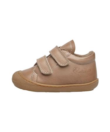 Naturino Cocoon VL-Leather First-Steps Shoes 7 UK Child Gold